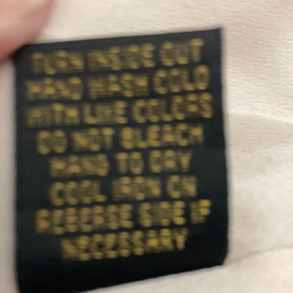 NWT Reba Cream with Tan Accents Midi Skirt Size 16 - Picture 11 of 12